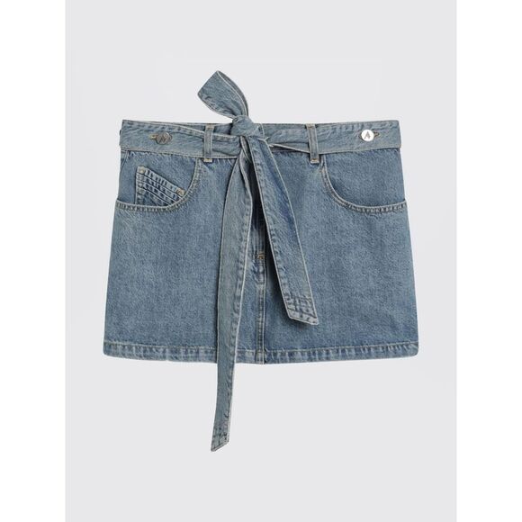 The Attico Skirt Woman Blue - Picture 2 of 3